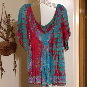 Greater Good 3XL short flutter sleeve and body top